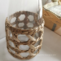 Seagrass Sleeve Glass Jug Grass Wrapped Drinking Glassware